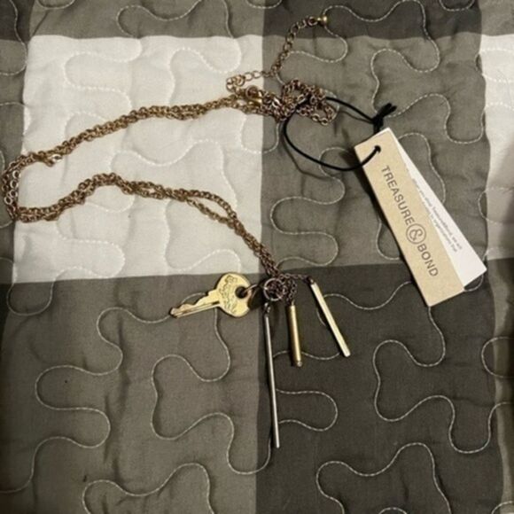 Treasure & Bond Jewelry - Treasure & bond necklace long lion key
Nwt